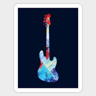 Bass Guitar Paint Texture Magnet